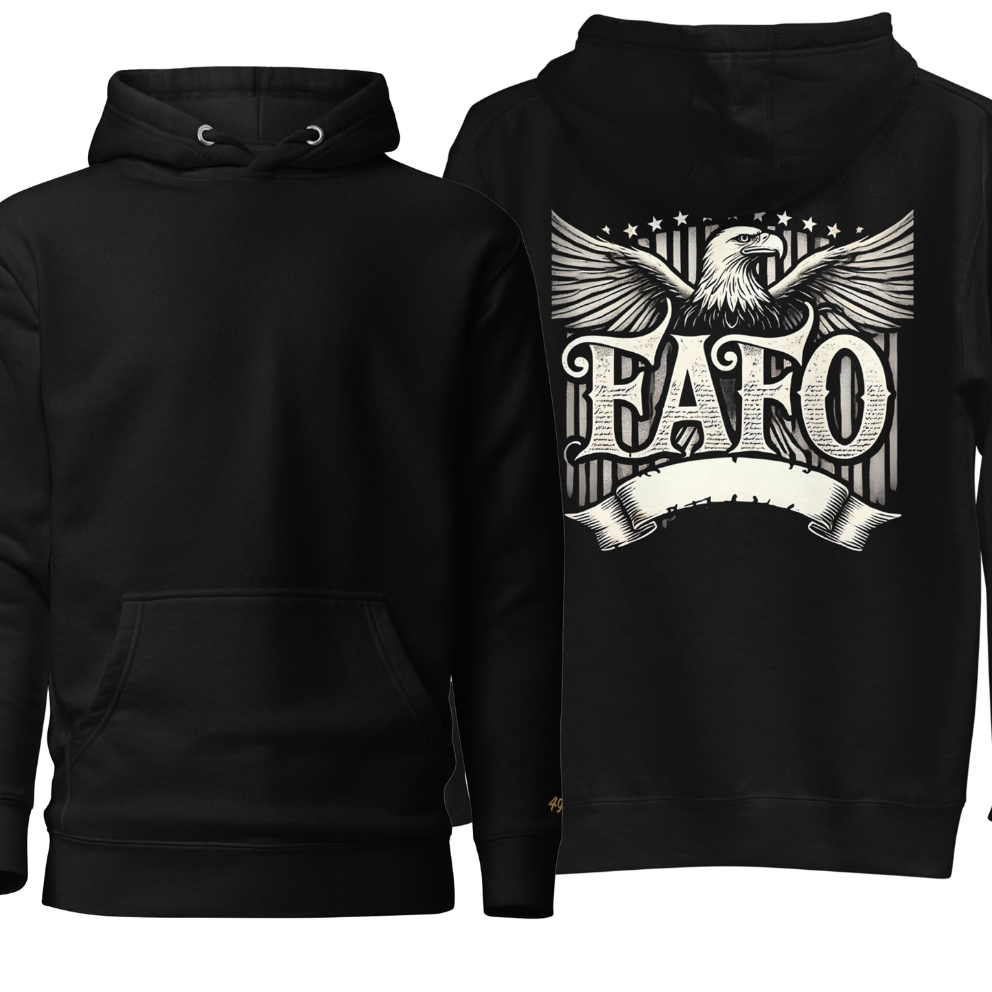 FAFO Blank Front Unisex Hoodie
